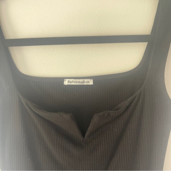 Reformation Ossie knit tank black XS - Picture 4 of 5